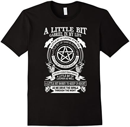 Men's A Little Bit Gabriel In My Life TShirt XL Black