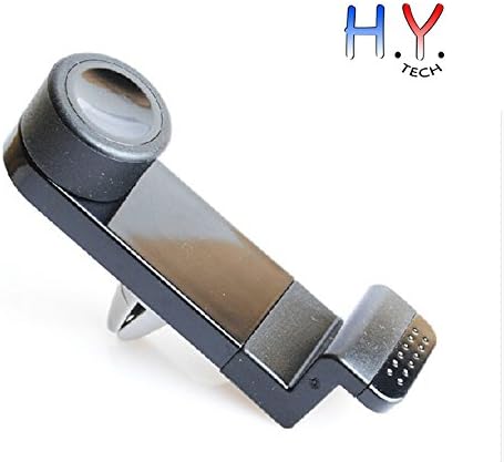 H.Y. TECH® Portable Adjustable Universal Car Air Vent Mount Holder 3.5'' - 6.3'' For Mobile Cell Phone iPhone 3 4 4S 5 5S 5C 6 6Plus Samsung Galaxy S3 S4 S5 Note 2 3 Nokia HTC Blackberry (Black)