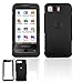 Samsung Omnia i900 Black Rubberize Textured Snap-On Case Cover with Removable Swivel Belt Clip