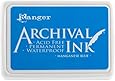 Ranger AIP-30454 Archival Inkpad, Manganese Blue