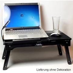 General Office Notebook-Tisch mit LED-Lampe