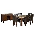 Alexandra 8-pc. Dining Set - Marble-Top