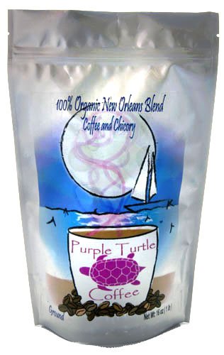 100% Organic New Orleans Blend Coffee and Chicory, 1 pound