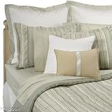 Nautica Brixton Sage Queen Sheet SET Felton Herringbone