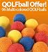 QOLFballs (96 BULK multi colored balls)
