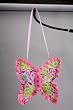 Pink Butterfly Purse Sillo Sassy Pet Sak 10"