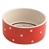 Mason Cash Polka Dot Red Dog Bowl, 180mm