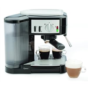 Jura-Capresso 1050-Watt Pump Espresso and Cappuccino Machine Black/Silver