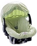 : Dust Bunnies Mint Asian Satin Car Seat Cover One Size