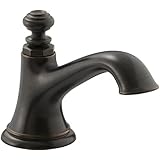 KOHLER K-72759-2BZ Artifacts Bathroom sink spout with Bell design, Less Handles, Oil-Rubbed Bronze