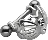 Spring Butterfly Cubic Zirconia Huggie Micro Cuff - 925 Sterling Silver Helix Piercing Cartilage Earring