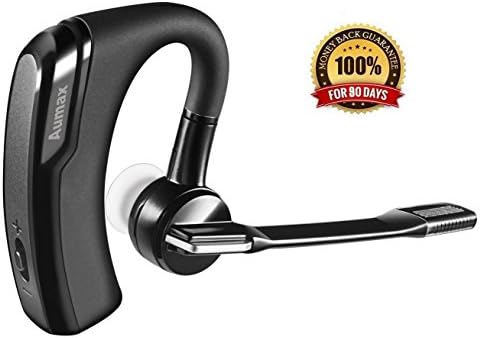 Bluetooth Headset, Aumax V-8 Wireless Bluetooth Earbuds Headphones / Earbuds Lightweight HD Stereo Noise Cancelling In-Ear Earphones,Hands Free Bluetooth Earpieces W/Mic for Cell phone