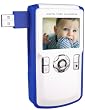 Sharper Image DV110 5 Megapixel CMOS, Interpolation to 12 Megapixels, 2.0-Inch LCD, 8X Digital Zoom Multifunction Camcorder with Batteries Included (Blue)