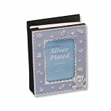 Blue Enamel Silver-plated 4x6 Baby Album