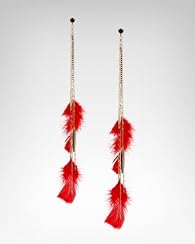 Multi Chain & Crystal Shoulder Duster Earring
