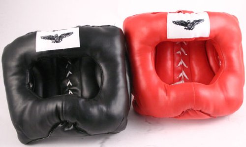 New Boxing Headgear Set: 1 Red + 1 Black Large: 
