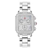 MICHELE Deco Diamond Stainless Steel 3-Link Diamond Bracelet by Michele
