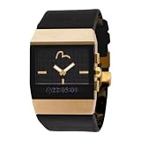 Evisu 'Tezuka' Gents Stainless Steel Analogue and Digital Leather Watch