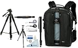 Lowepro Vertex 200 AW SLR Camera/Notebook Backpack + Accessory Kit for Canon EOS Rebel T3/T3i/T2i/T1i/EOS 1D MARK III/1D MARK IV/1DS MARK II/5D/7D/20D/30D/40D/50D/60D/XS/Xsi/Xti SLR Cameras