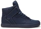 Supra Vaider Navy Gunny Tuf Skate Trainers High Tops Shoes UK 6.5