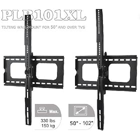 PLB101XL Wall Mount Braket for Extra Large (>50") LCD/Plasma TVs