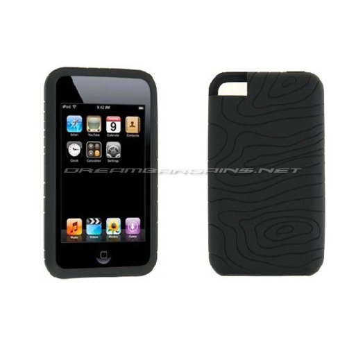 DreamBargains Premium iPod Touch 8gb 16gb 32gb Ultra Protection Series Thick Silicone Case - Black + LCD Screen Protector + iPod Touch Car Charger - Black + iPod Touch Travel/Wall Charger - White + iPod Touch Rapid Charge and Sync USB Cable - White
