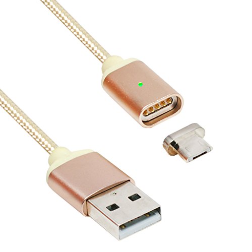 Imz® 3ft/1m braided metal magnetic micro usb 2.0 data …