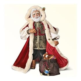Wooden St. Nicholas Doll: Santa Decoration by The Ashton-Drake Galleries