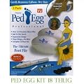 Original Ped Egg Kit 18 teiliges Pflegeset f�r Profis ( Hornhautentferner ) Ped Egg (2 St�ck) + Pedik�reset