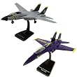 SMITHSONIAN InAir E-Z Build 2 pc Set, F-18 Hornet Blue Angels and F-14 Tomcat&uml; Jolly Roger