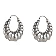 Bali Earrings Sterling Silver India Fashion Size: 1.25 inch