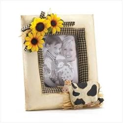 Cow Fabric Photo Frame