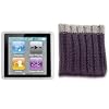 Kolay 6G Nano Starter Pack Clear Silicone Case + Grey Sock Cover & 2 x Screen Protector Kit for New Apple iPod Nano 6 6th Generation 8GB 16GB
