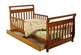 Dream On Me Sleigh Toddler Bed, Pecan