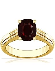 18K Yellow Gold Cushion Cut Ruby Solitaire Ring (GIA Certificate)