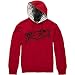 Fox Racing Inverse Youth Boys Hoody Pullover Fleece Fashion Sweatshirt/Sweater - Color: Red, Size: Large