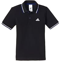 Adidas Boys' Polo Shirt (M65407128_Black and Collegiate Royal_128) Adidas Boys' Polo Shirt (M65407128_Black and Collegiate Royal_128)