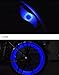 FORSUN LED Bicycle Wheel Spoke Bulb, Red Blue Green and Multi-color, Pack of 4