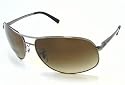 Ray Ban RB 3387 Sunglasses RayBan RB3387 Silver 004/13 Shades