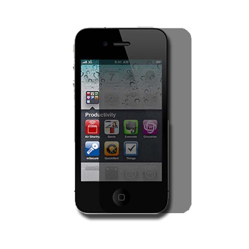 *** Buy 1 Get 1 Free *** iPhone 4G, iPhone 4S Privacy Screen Protector Shield (Fits AT&T, Verizon and Sprint)