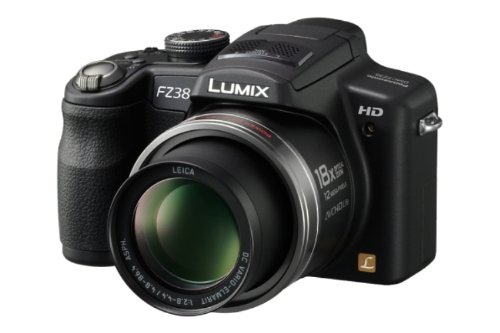 Panasonic - DMC-FZ38 - Appareil Photo Numérique Bridge - 12,1 Mpix - Zoom Optique 18x - Ecran LCD 2,7 - Stabilisé - Noir