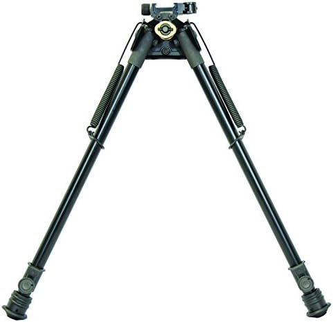 TipTop® Tactical Quicklock EZ Pivot QD Bipod 13.5" - 23": Picatinny Mount, Quick Action, Extendable, Folding, with Sling-attached Hole. PN#S9-94672