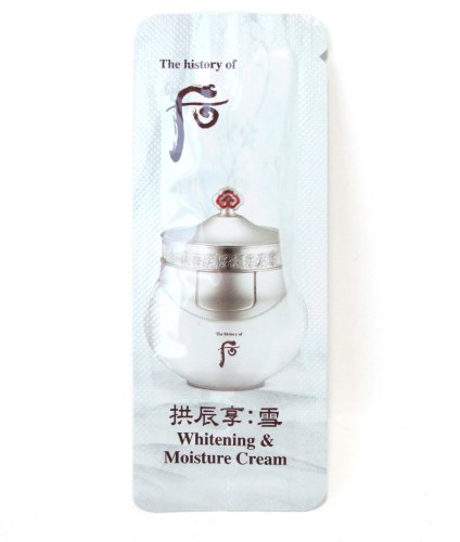 30 x The History of Whoo Sample Gongjinghyang Seol Whitening & Moisture Cream 1ml. Super Saver than Normal Size