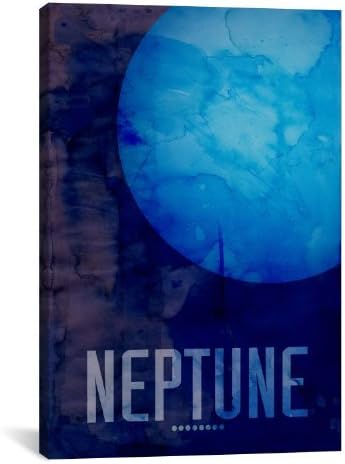 Morewonders fashion design The Planet Neptune by Michael Tompsett Canvas Art Print, 26 by 18-Inch