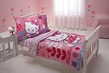 UPC 085214073026 product image for Sanrio 4 Piece Toddler Bedding Set, Hello Kitty Modern Garden | upcitemdb.com
