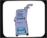 Le Bloc de Souris avec l'Europe, la serviette, la roue, la valise, l'Allemagne, les bagages, les bagages