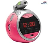 METRONIC MP3/USB Gulli clock radio - pink