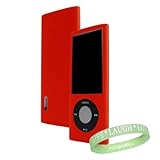 Apple Ipod Nano 8 GB / 16 GB 5th Generation 5G ( Newest Version ) Red Silicone Skin Case cover + Vangoddy ?, Live*Laugh*Love wrist band!!! Apple Ipod Nano 8 GB / 16 GB 5th Generation 5G ( Newest Version ) Red Silicone Skin Case cover + Vangoddy ?, Live*Laugh*Love wrist band!!!