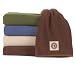 Eco Friendly Polar Fleece Blanket: Brown