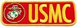 US Marine Corps Insignia Shoulder Patch USMC Embroidered Iron-On Military Veteran Emblem